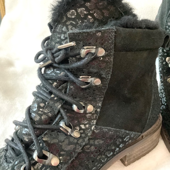 EMU AUSTRALIA Leather Wool Lined Waterproof Hiker Boots Sz 9 - Picture 13 of 16